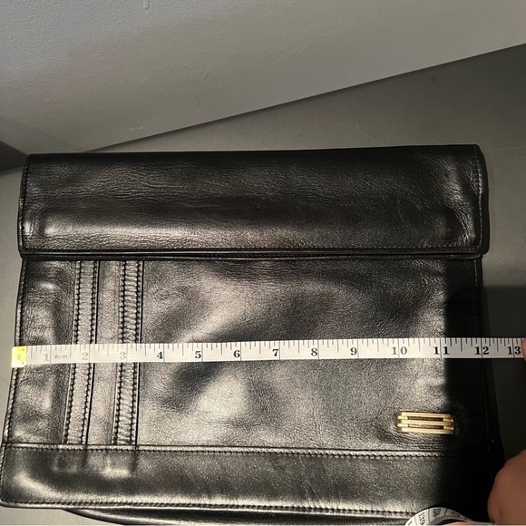 Beautiful Vintage clutch leather black - Picture 5 of 6